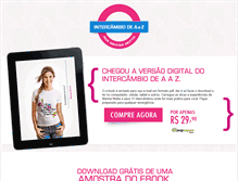 Tablet Screenshot of livro.intercambioaz.com.br